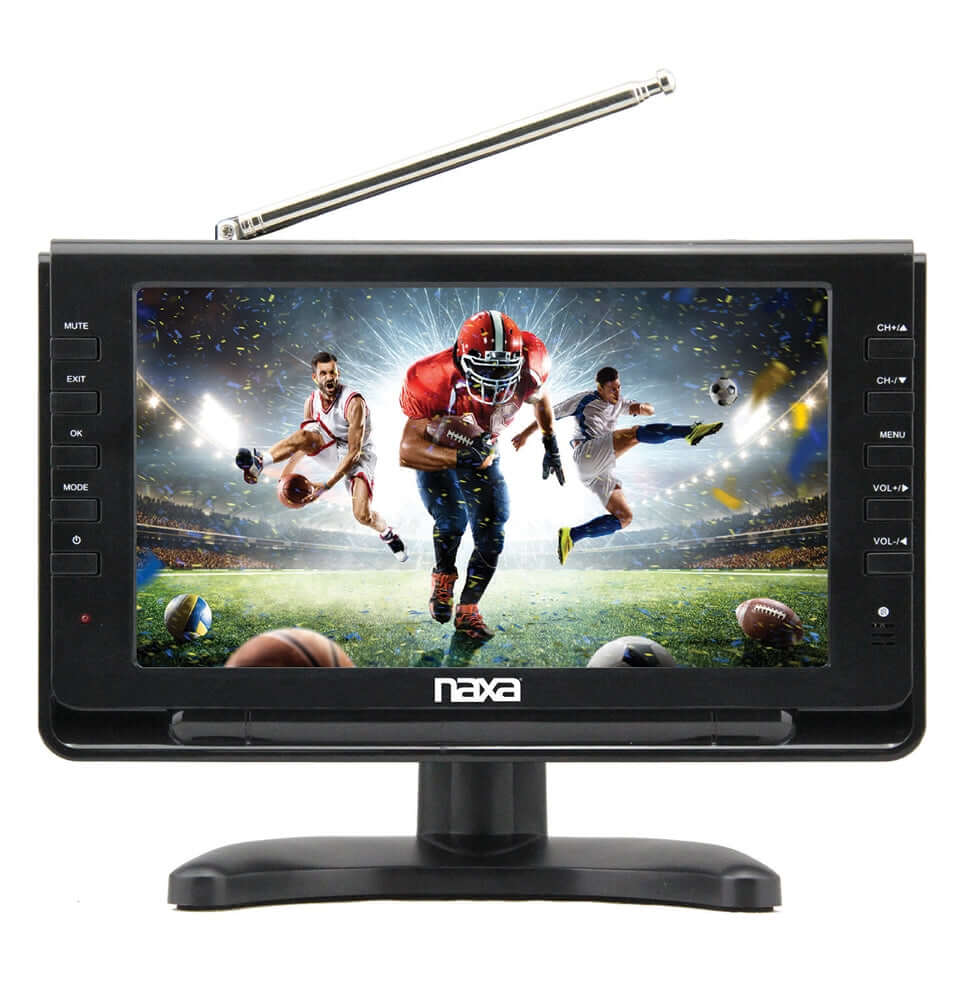 10 Portable Naxa 12 Volt TV & Digital Multimedia Player (NT-110)