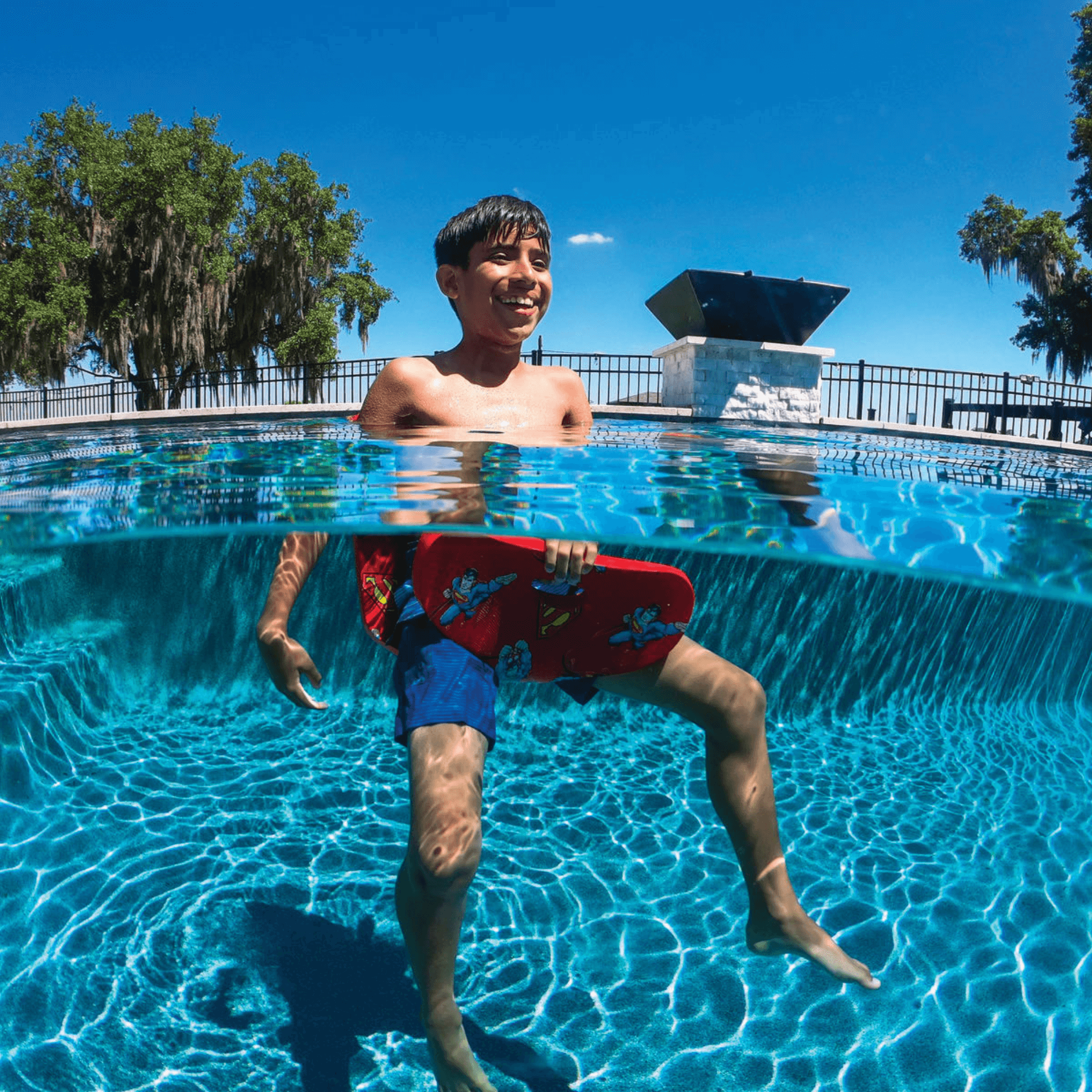 WOW Sports DC Comics Superman Whale Tail Floating Seat