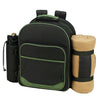 Picnic at Ascot Bold Picnic Backpack for 4 with Blanket