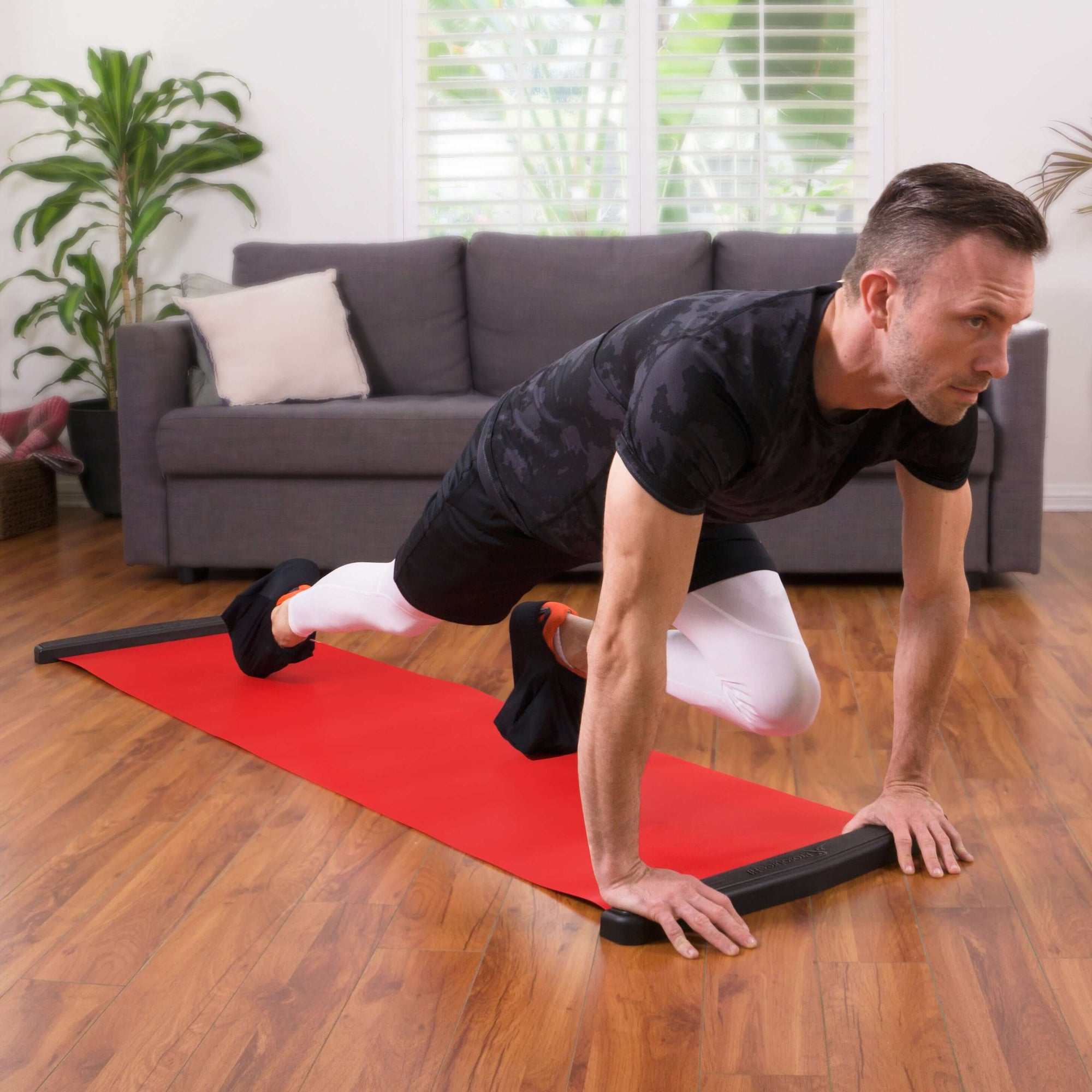 Slide board exercise discount mat