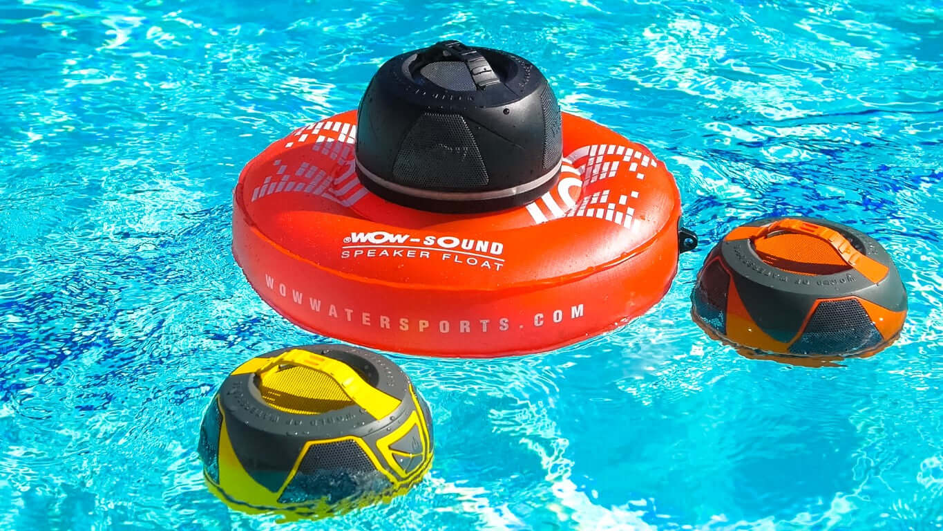 WOW Sports WOW-SOUND Floating Waterproof Stereo Bluetooth Speaker