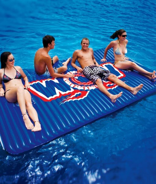 WOW Sports Floating Pool and Lake Water Walkway and Lounge - Yellow (12-2050)