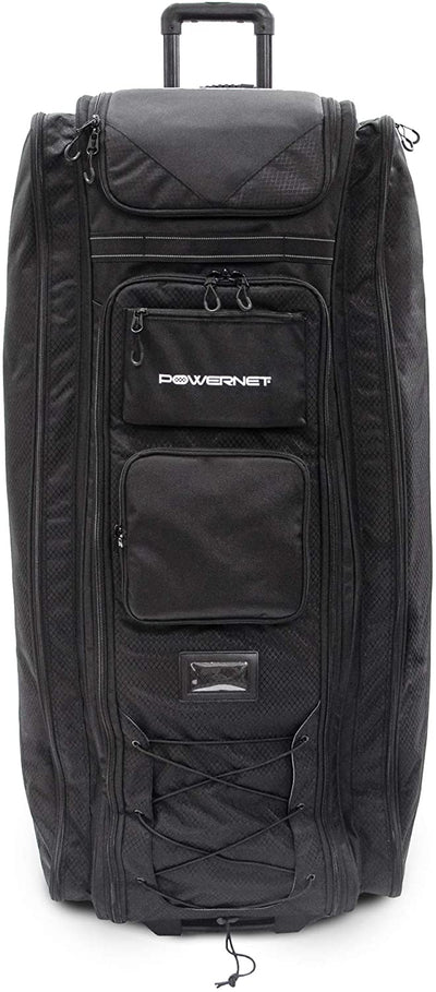 PowerNet All-Gear Transporter - Rolling Equipment Bag for Coaches (B007)