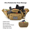 Tactical Waist Bag & MOLLE EDC Pouch For Outdoor Activities