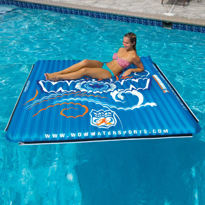 WOW Sports Floating Water Mat For The Pool and Lake - 6X6 Ft. (14-2080)
