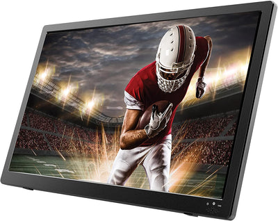 Portable 16" 12 Volt ACDC TV & Digital Multimedia Player with Built-in Rechargeable Lithium Battery & DC Car Cord (NT-1600)