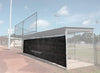 PowerNet Fence Shade Net Cover Portable Dugout Sun Screen with Ball Ties (1184)