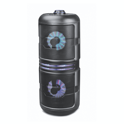 Portable Dual 4 inch Wireless Party Speakers with Disco Lights