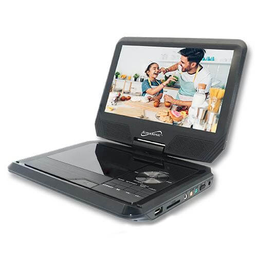 Supersonic 9" Portable DVD Player With Digital TV, USB/SD Inputs and Swivel Display