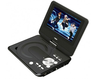 9" TFT LCD Swivel Screen Portable DVD Player with USB/SD/MMC Inputs