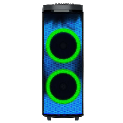 2 x 12" Bluetooth Speaker with LIGHT SHOW