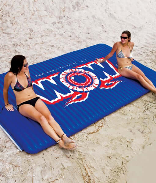 WOW Sports Floating Pool and Lake Water Walkway and Lounge - Yellow (12-2050)