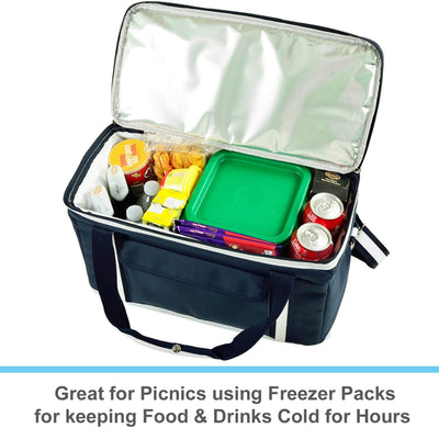 Picnic at Ascot XL Hybrid Folding Cooler on Wheels