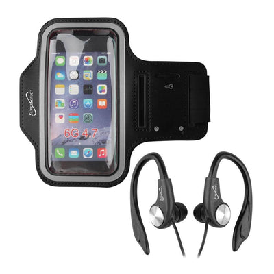 2-in-1 Sport Kit Sport Armband & Earphones with Microphone