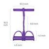 Pedal Resistance Band for Training Arms, Abs, Waist and Yoga Stretching