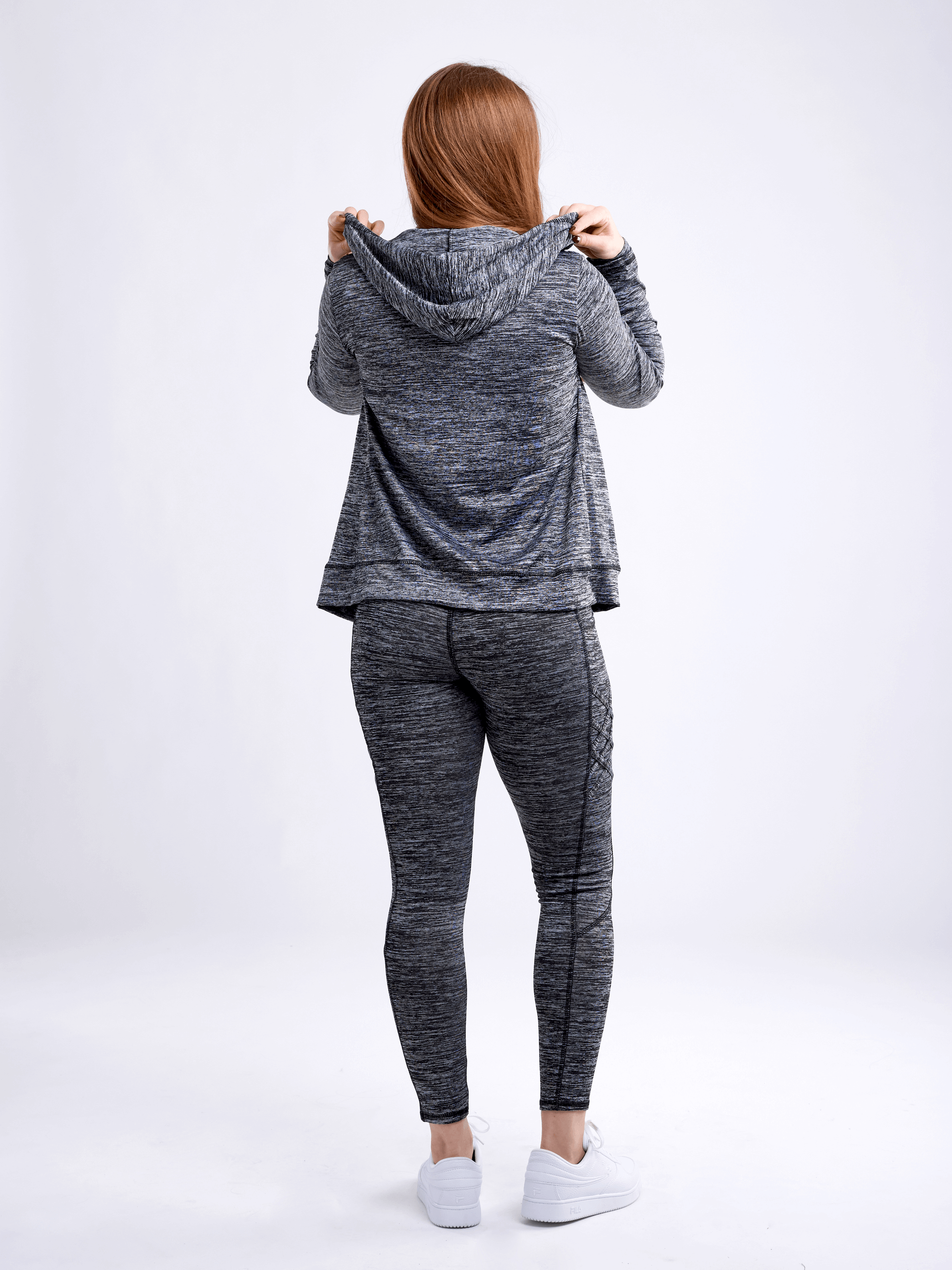 JupiterGear High-Waisted Criss-Cross Training Leggings with Hip Pockets