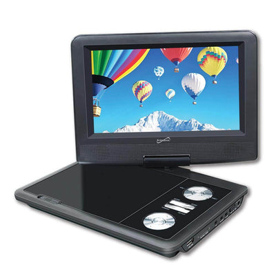 7" Portable DVD Player With USB/SD Inputs & Swivel Display