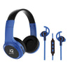 Wireless Bluetooth Headphones & Earphones Combo Kit