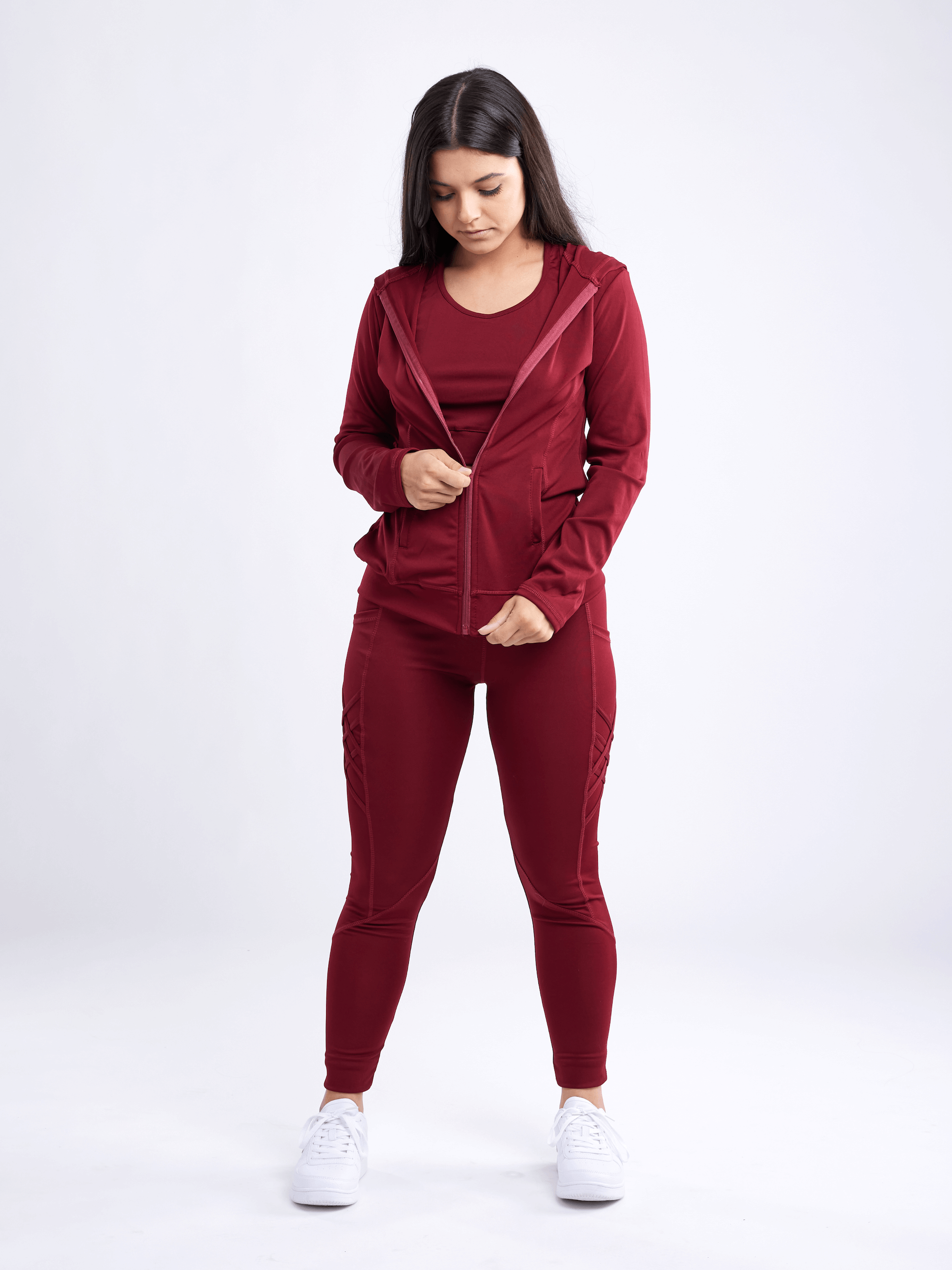 JupiterGear Athletic Fitted Zip-Up Hoodie Jacket with Pockets