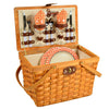 Picnic at Ascot Frisco Traditional American Style Picnic Basket with Service for 2