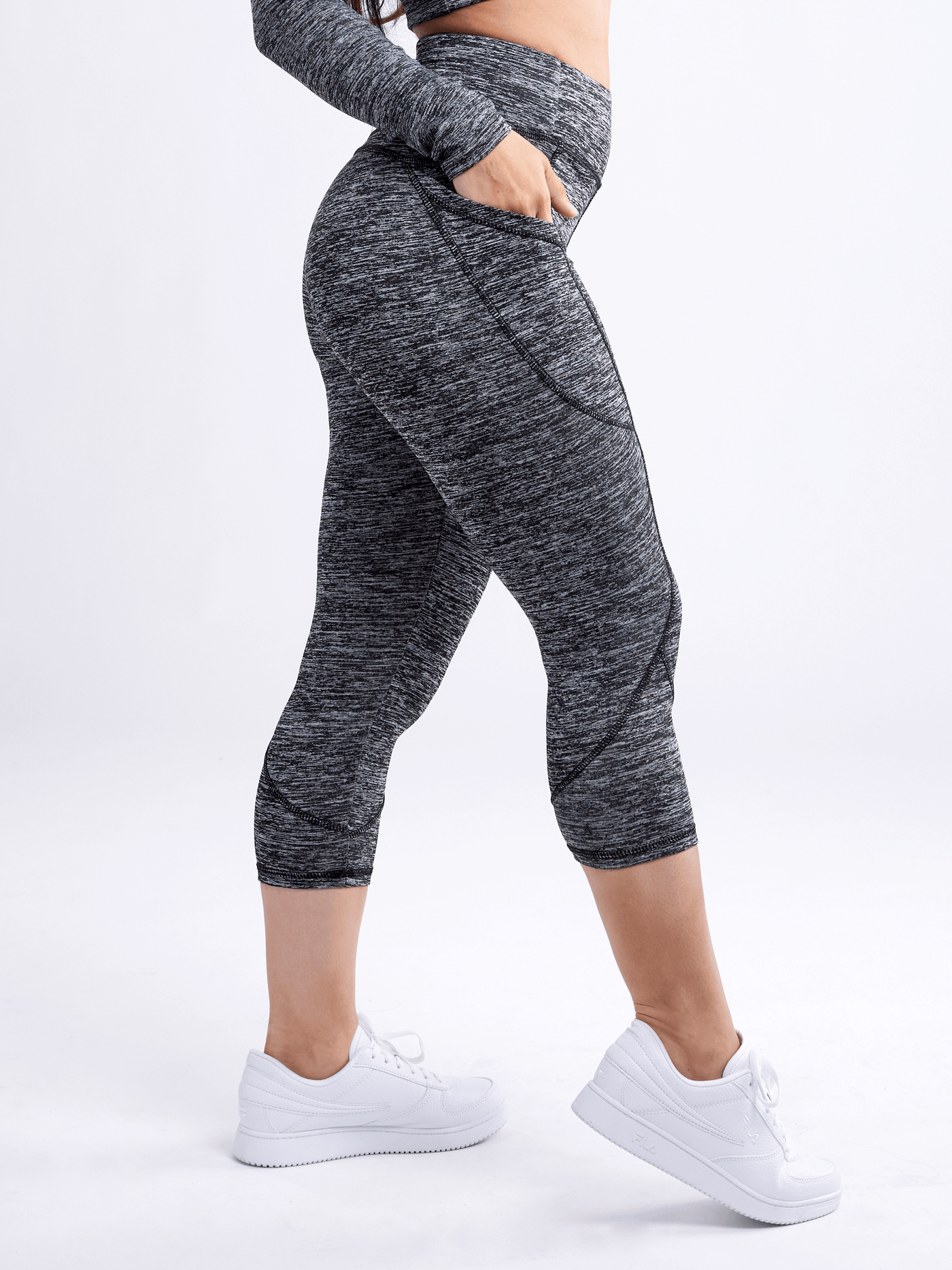 Joyshaper High Waisted Leggings with Pockets for Women Legging with Mesh  Cutouts Workout Yoga Pants