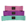 Pack Of Three Multi-Color Booty Bands - 3 Sizes 3 Weights