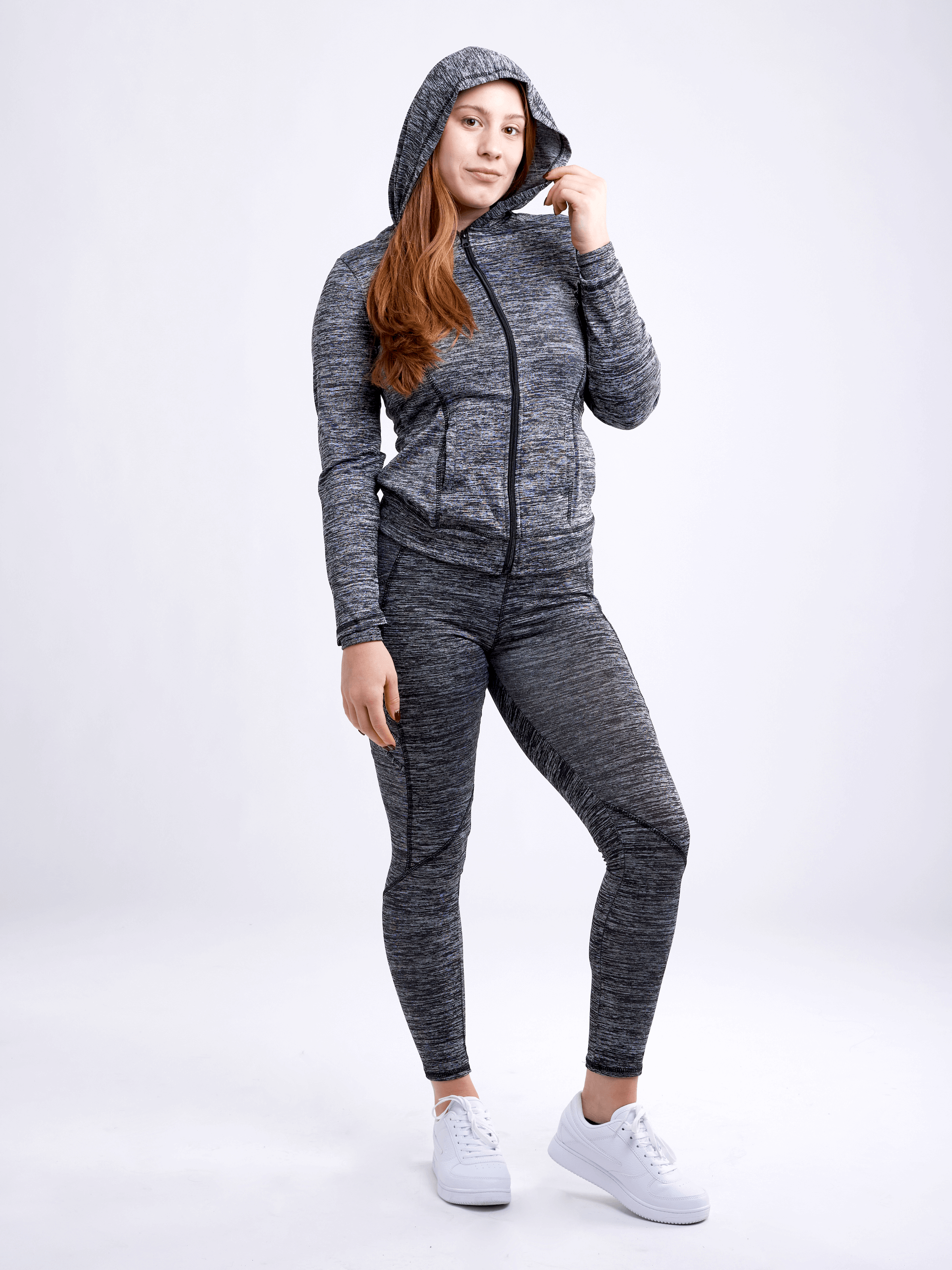 JupiterGear High-Waisted Criss-Cross Training Leggings with Hip Pockets