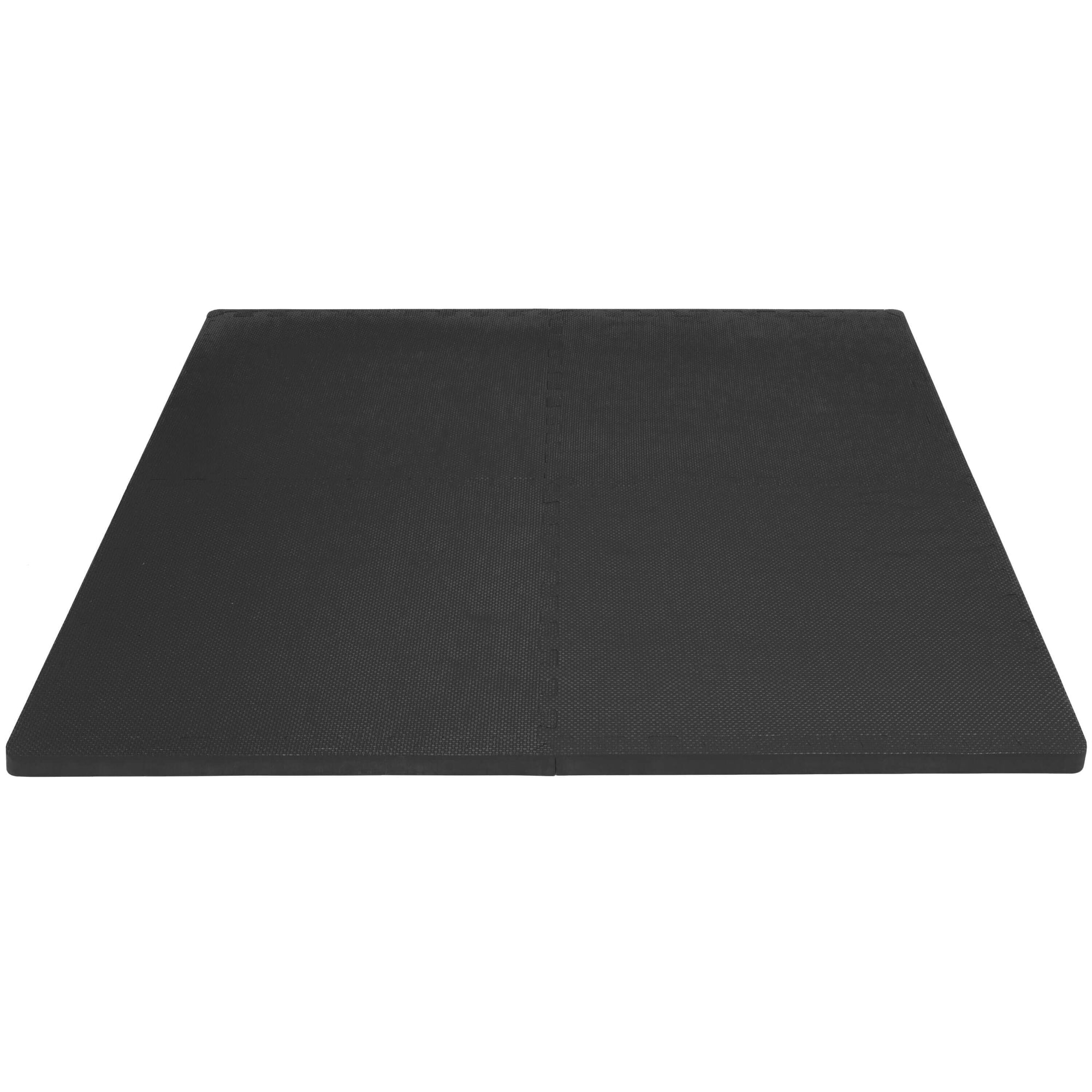 PROSOURCEFIT Exercise Puzzle Mat Black 24 in. x 24 in. x 0.5 in