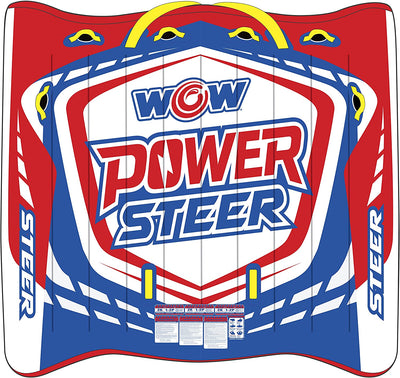 WOW Sports Power Steer 3 Person 3P Steerable Deck Tube (22-WTO-3975)