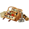 Picnic at Ascot Sussex Picnic Basket for 2 w/Blkt & Coffee