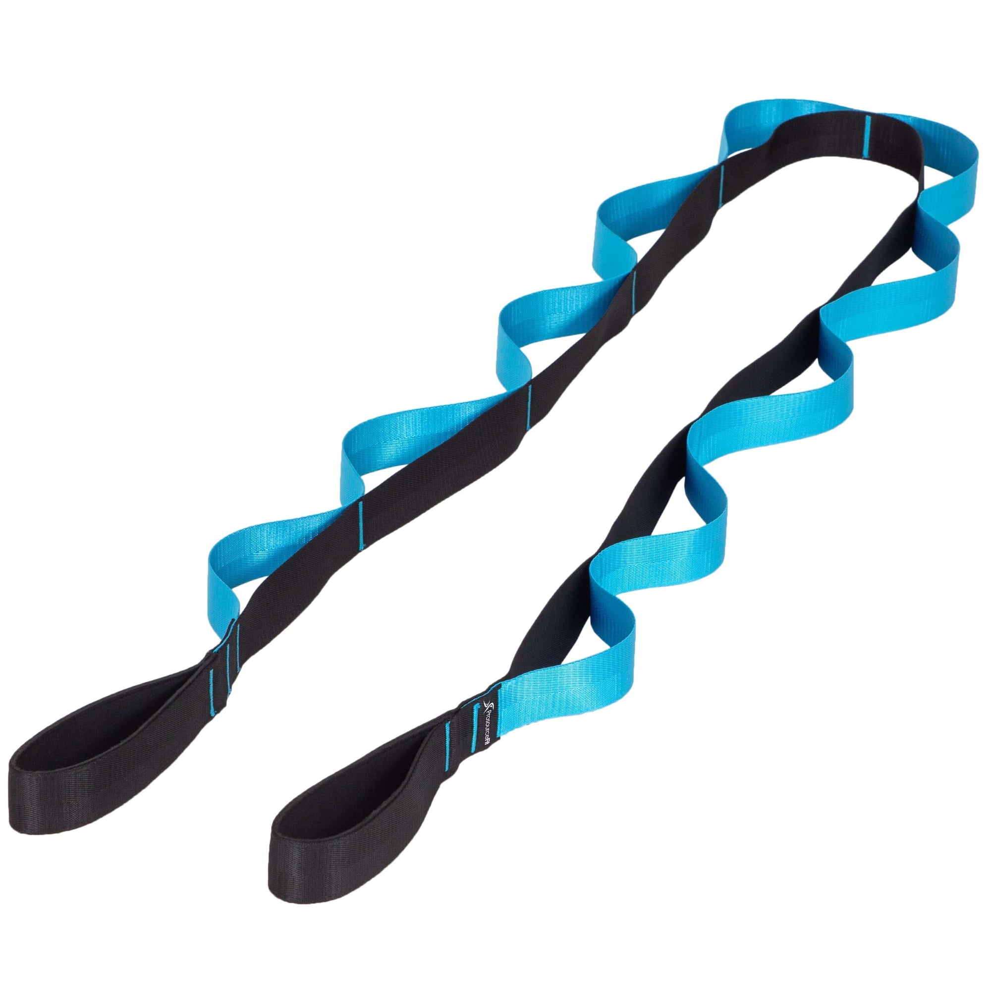 XAGOFIT Yoga Stretch Strap with Multi Loops - Adjustable Exercise Band
