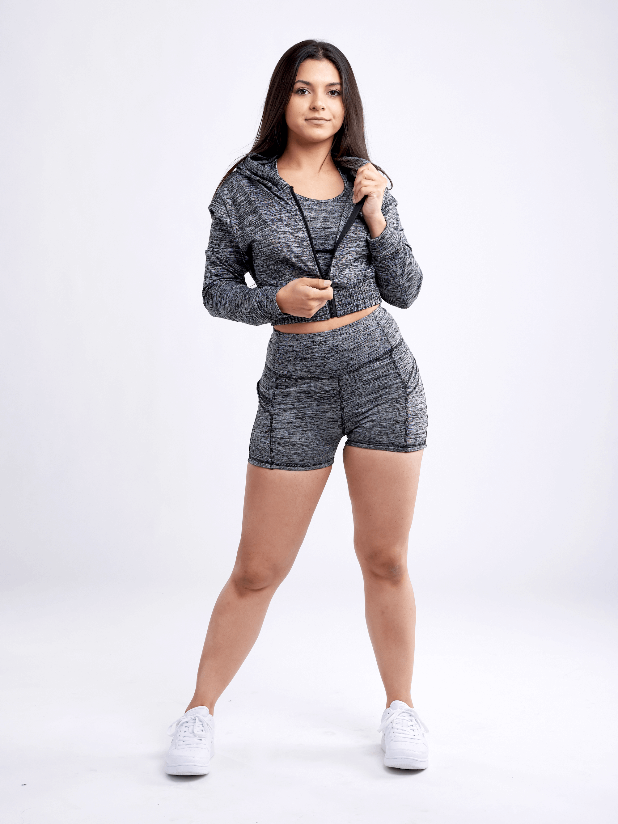 JupiterGear High-Waisted Athletic Shorts with Side Pockets