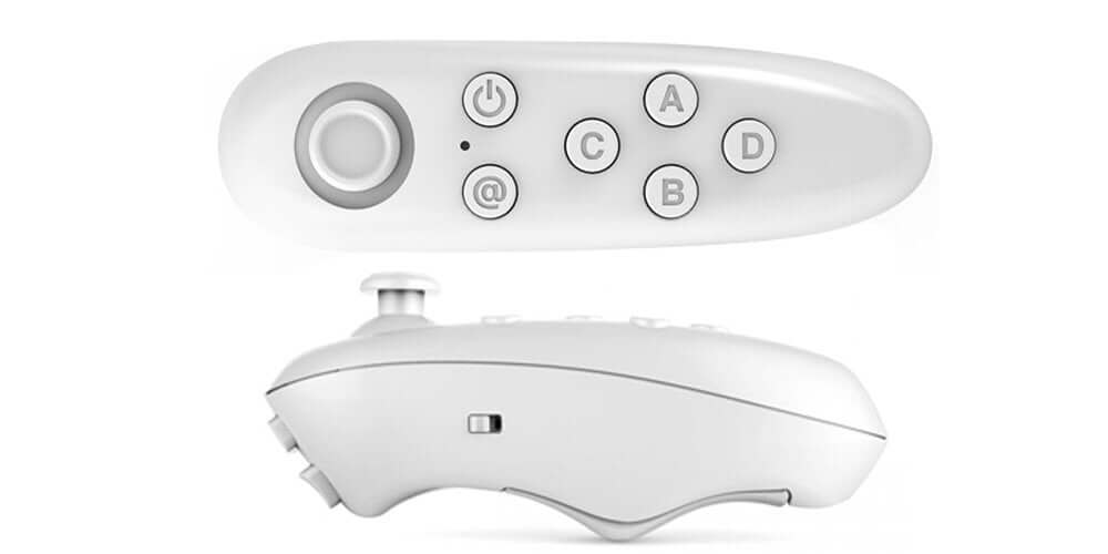 Remote Control for Bluetooth Devices and 3D Virtual Reality Headsets