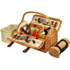 Picnic at Ascot Sussex Picnic Basket for 2 w/Blkt