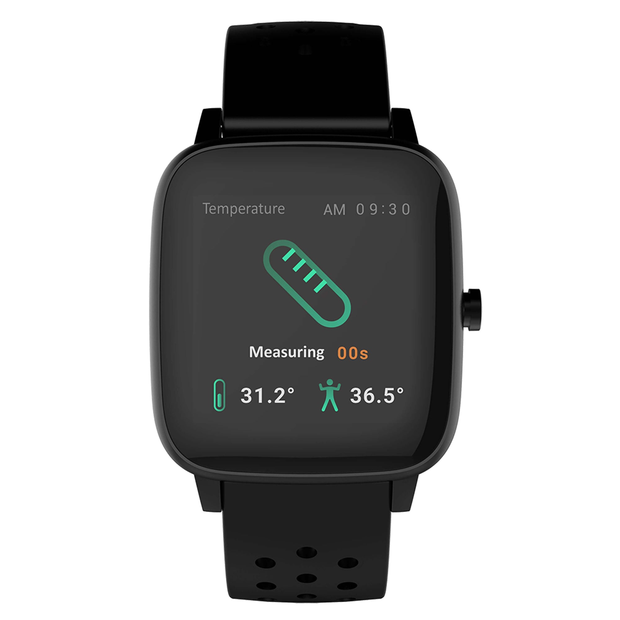 Supersonic Smartwatch with Dynamic Heart Rate, Temperature, Blood Oxygen, and Blood Pressure Monitor