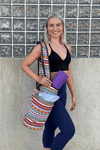 Yoga Mat Carrying Tote Bag with Large Pockets