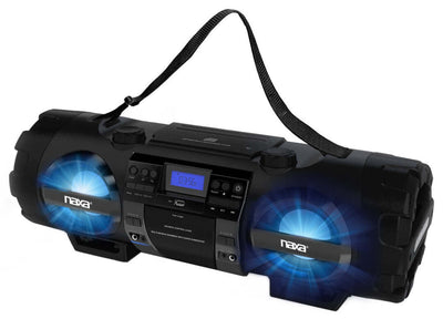 MP3/CD Bass Reflex Boombox & PA System with Bluetooth®