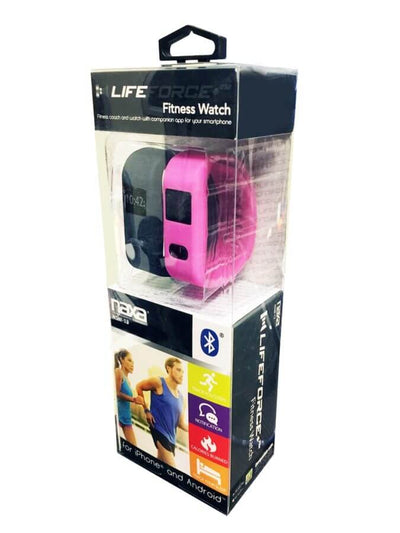 LifeForce+ Fitness Watch for iPhone and Android