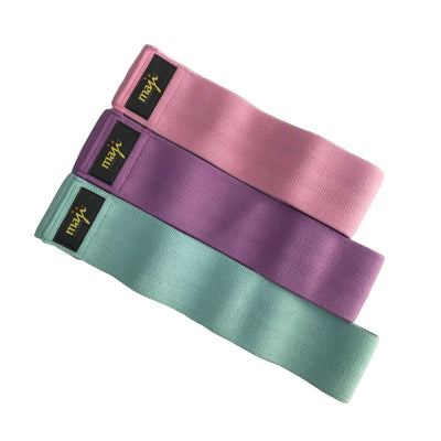 Pack of Three Booty Bands - 3 Sizes 3 Weights