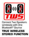 Dual Bluetooth True Wireless Sync Speakers Combo