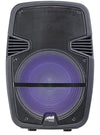 Portable 15 inch Bluetooth Party Speaker with Disco Light