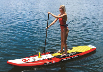 WOW Sports WOW-SOUNDBOARD SUP Stand Up Inflatable Paddleboard with WOW-SOUND Buoy (21-3010)