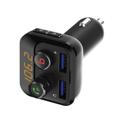 Bluetooth Wireless FM Transmitter Dual USB & Car Charger