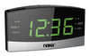 Bluetooth Easy-Read Dual Alarm Clock with Daily Repeat and USB Charge Port