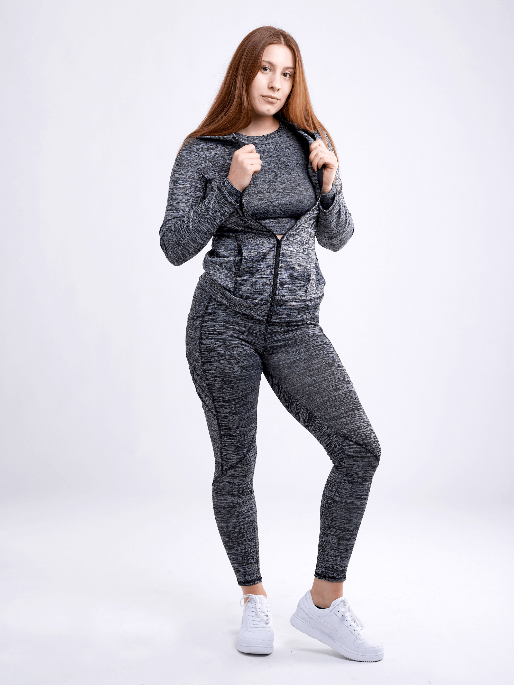 JupiterGear High-Waisted Criss-Cross Training Leggings with Hip Pockets