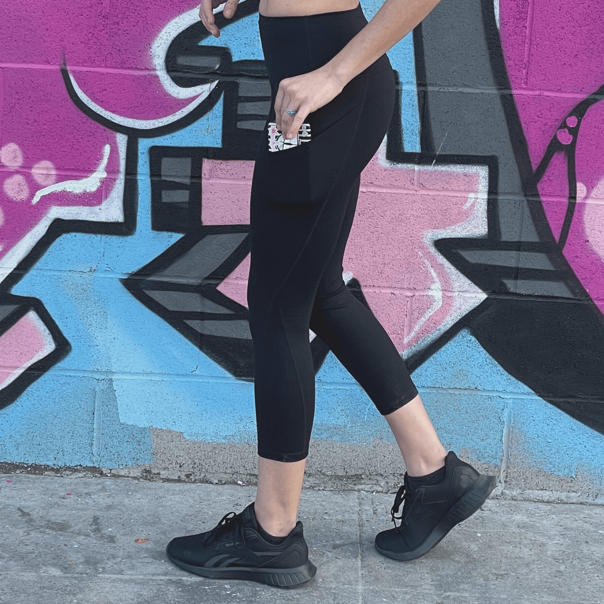 JupiterGear  Jolie High-Waisted Capri Leggings with Hip Pockets - Jupiter  Gear