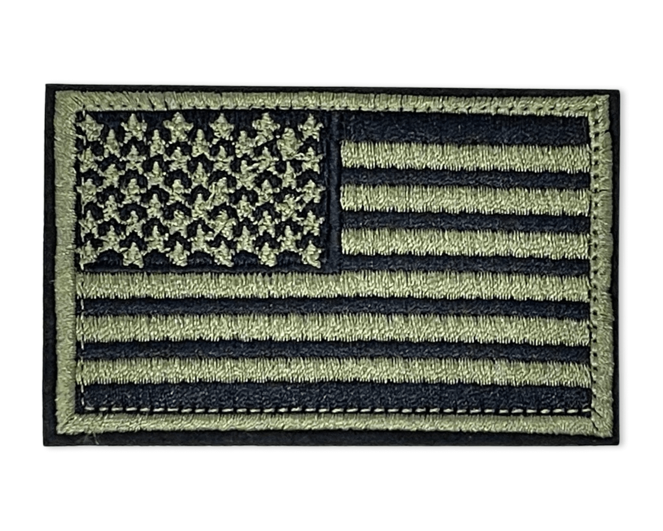 Tactical USA Flag Patch with Detachable Backing - Aged Blue Line