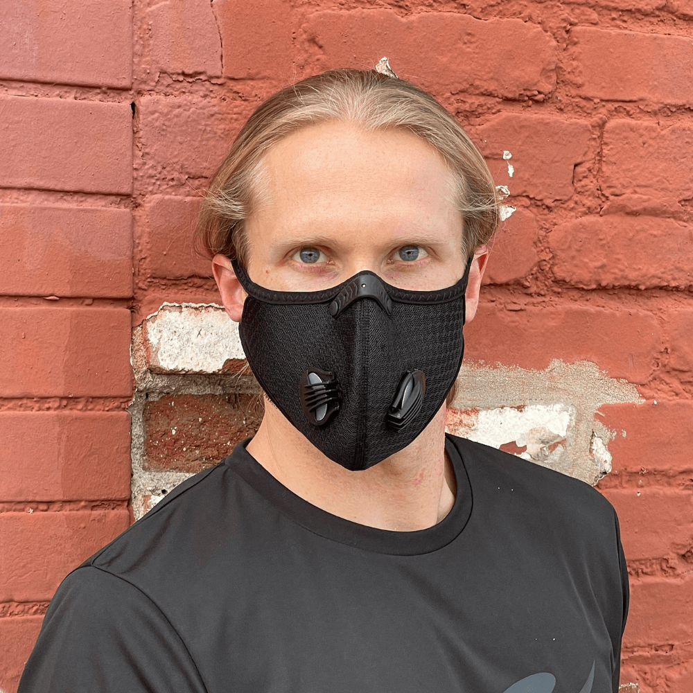 gear mask Performance Sports Face Mask with Activated Carbon Filter and Breathing Valves
