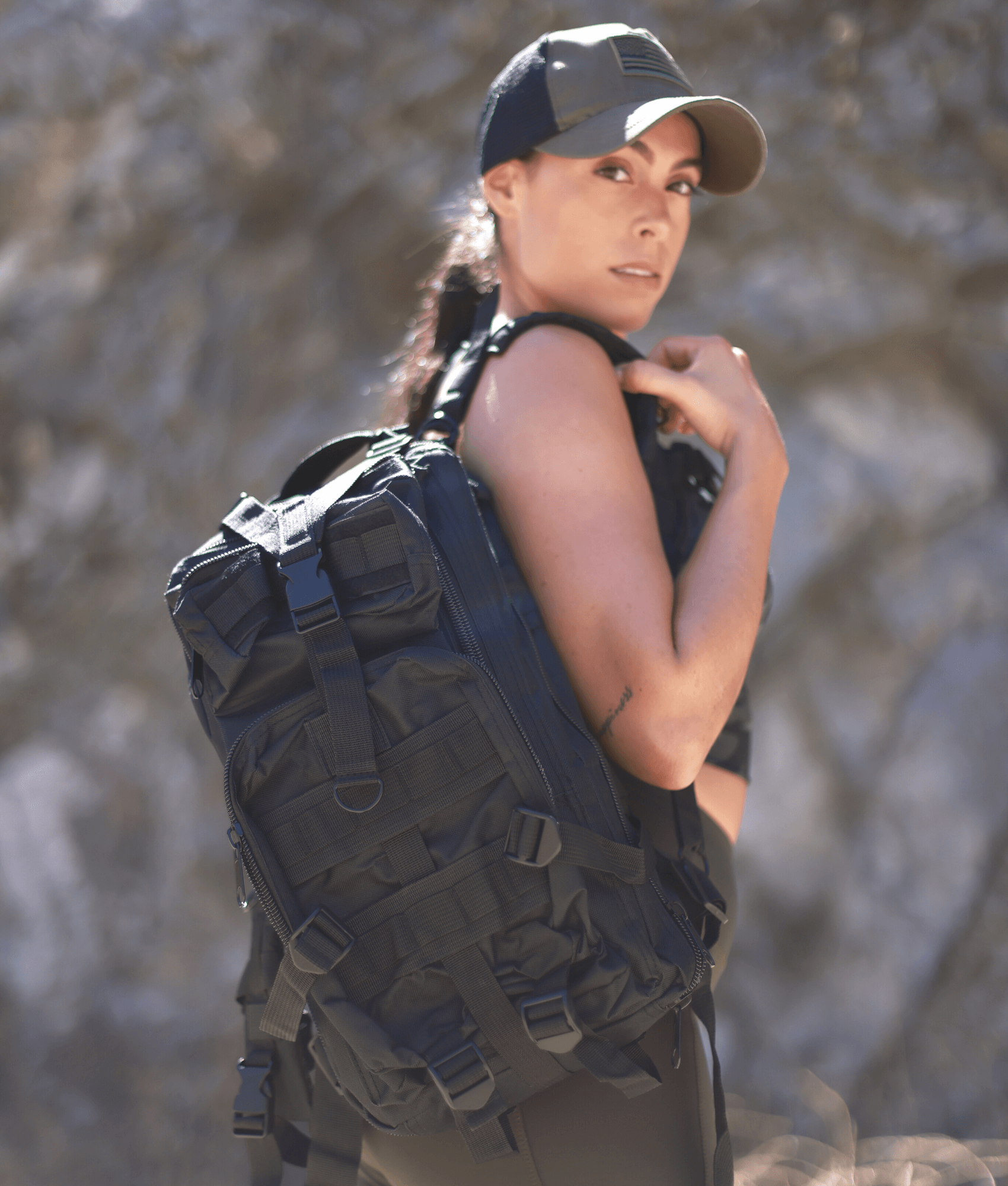 Lovelinks21 25L Military Backpack, rucksack,Camping Hiking Backpack, Outdoor Backpack, Assault Backpack (Lake Blue)
