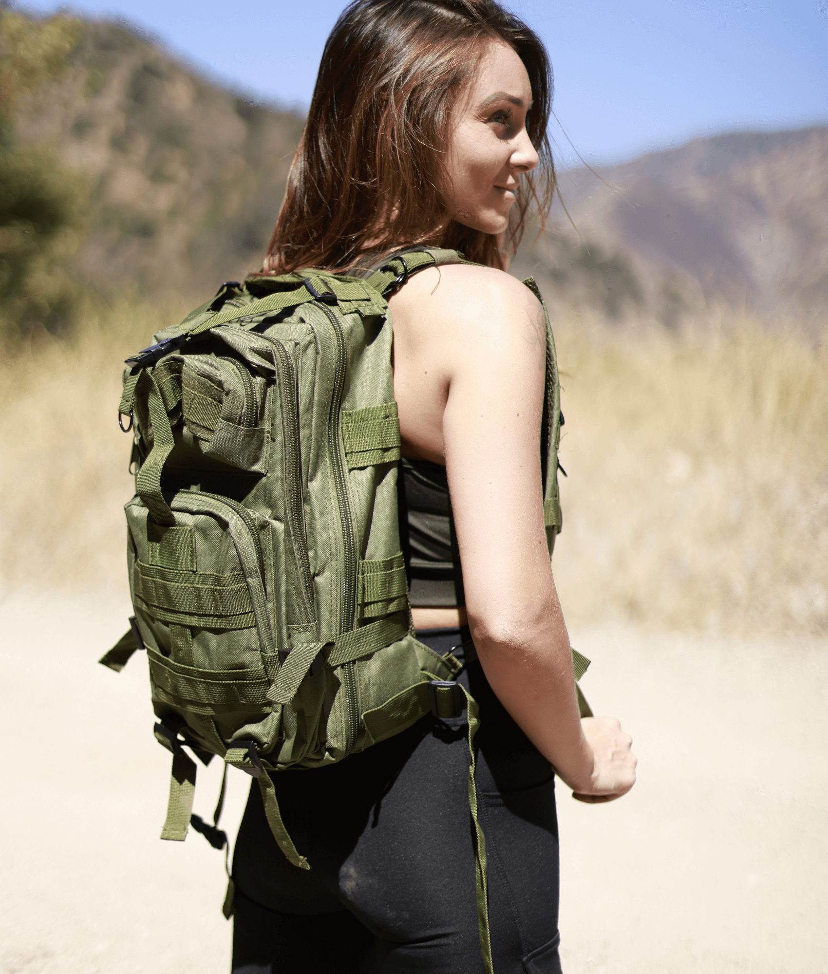 Lovelinks21 25L Military Backpack, rucksack,Camping Hiking Backpack, Outdoor Backpack, Assault Backpack (Lake Blue)